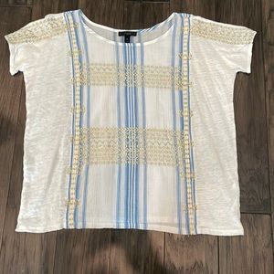 J.Crew cotton/linen top